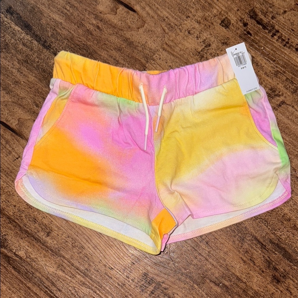 Colorful Tie-Dye Girl’s Shorts
